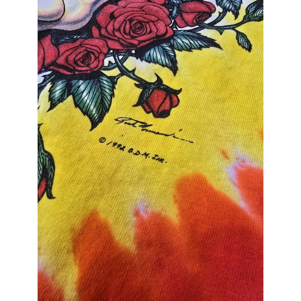 Vintage Grateful Dead Space Your Face T Shirt Liquid Blue 1992 XL - Picture 7 of 10